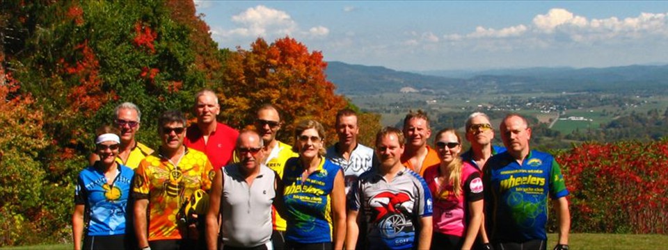 Cyclist at Droop Mt. Lookout